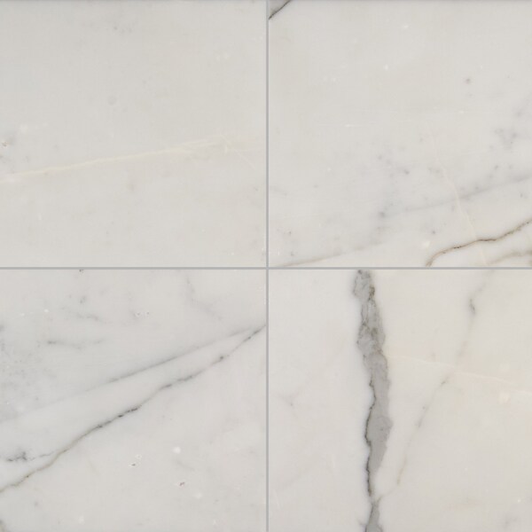 Msi Calacatta Gold 12 In. X 12 In. Polished Marble Floor And Wall Tile, 10PK ZOR-NS-0051 - main